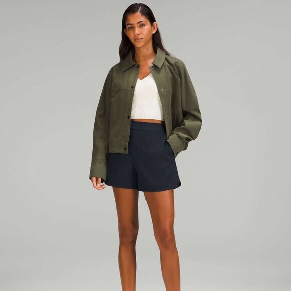 Lululemon flat front relaxed short 4" NWT - Picture 2 of 8